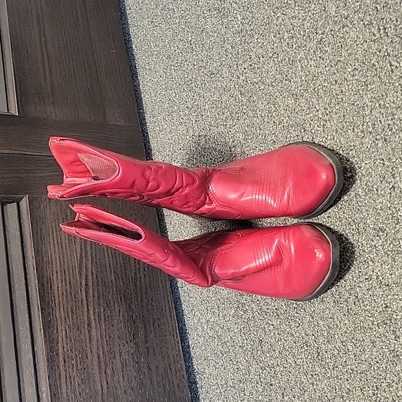 Rampage Shoes - Rampage Red Cowgirl Boots